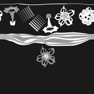 Kesintisiz soyut desen, vektör arka plan