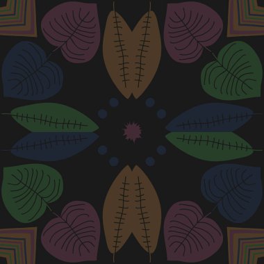 Kesintisiz soyut desen, vektör arka plan