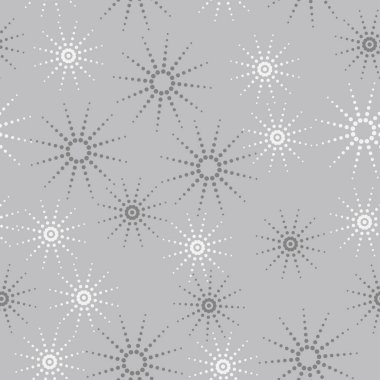 Yıldızlarla kesintisiz soyut desen, vektör arka planı