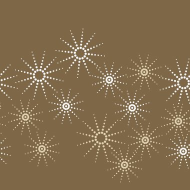 Yıldızlarla kesintisiz soyut desen, vektör arka planı