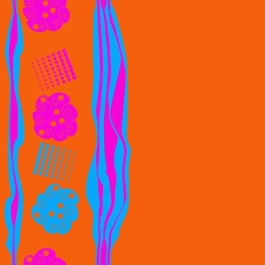 Kesintisiz soyut desen, vektör arka plan