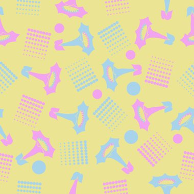 Kesintisiz soyut desen, vektör arka plan