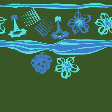 Kesintisiz soyut desen, vektör arka plan