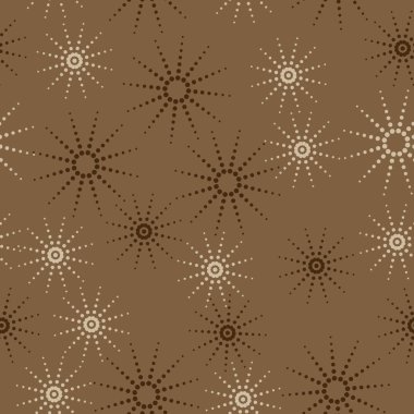 Yıldızlarla kesintisiz soyut desen, vektör arka planı