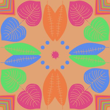 Kesintisiz soyut desen, vektör arka plan