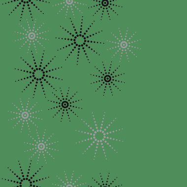 Yıldızlarla kesintisiz soyut desen, vektör arka planı