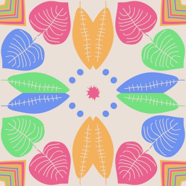 Kesintisiz soyut desen, vektör arka plan