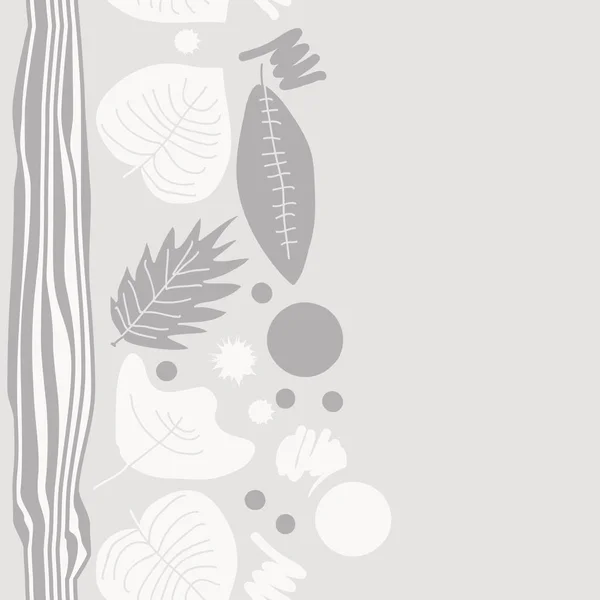 Soyut basit yaprakların kusursuz deseni