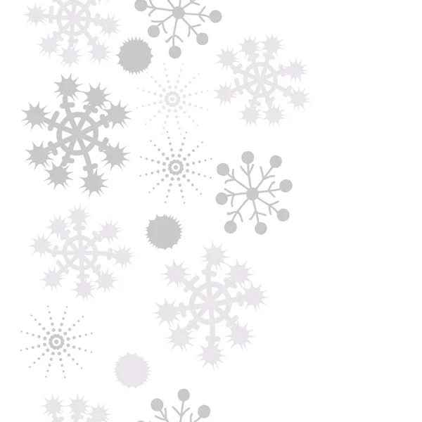 Seamless Pattern Colorful Snowflakes Vector Background — Stock Vector