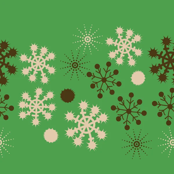 Seamless Pattern Abstract Simple Snowfalls — Stock Vector
