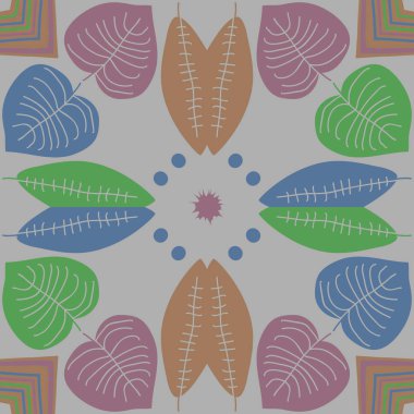 Kesintisiz soyut desen, vektör arka plan