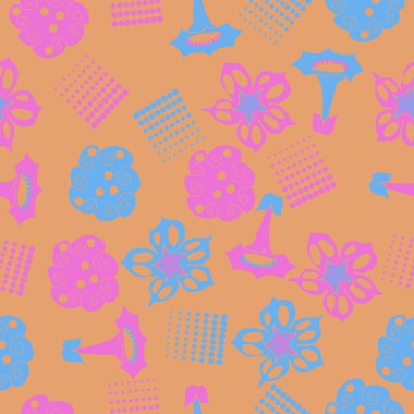 Kesintisiz soyut desen, vektör arka plan