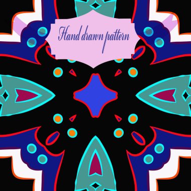 Soyut basit süsleme Dikişsiz desen