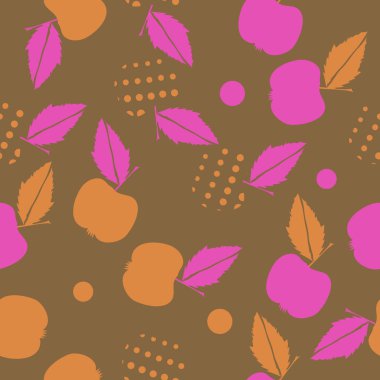 Elma ve yaprakları ile Seamless Modeli