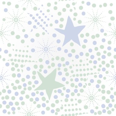 kutlama yıldız dikişsiz desen, vektör illüstrasyon