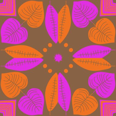 Arka planda kesintisiz ağaç yaprağı kümesi