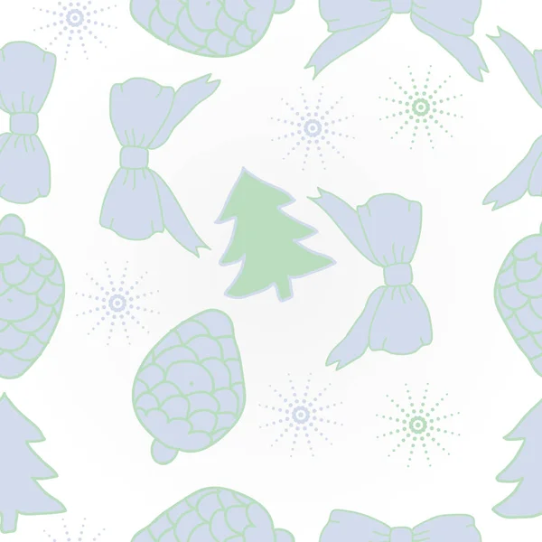 Motif Noël Sans Couture Pour Fond Illustration Vectorielle — Image vectorielle