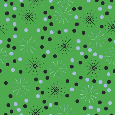 kutlama yıldız dikişsiz desen, vektör illüstrasyon