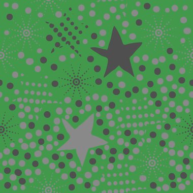 kutlama yıldız dikişsiz desen, vektör illüstrasyon