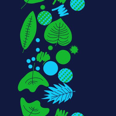 Arka planda kesintisiz ağaç yaprağı kümesi