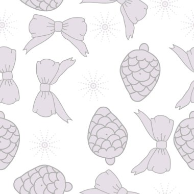 arka plan için sorunsuz Noel deseni, vektör illüstrasyon