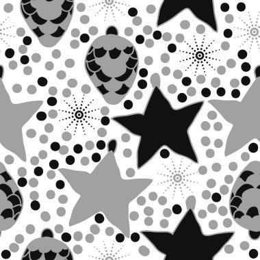 arka plan için sorunsuz Noel deseni, vektör illüstrasyon