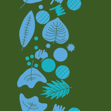 Arka planda kesintisiz ağaç yaprağı kümesi