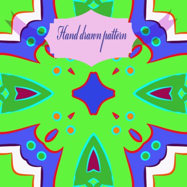 Soyut basit süsleme Dikişsiz desen