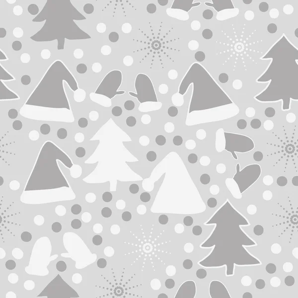Varrás Nélküli Karácsony Minta Részére Háttér Vektor Illusztráció — Stock Vector