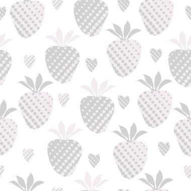 Renkli çilek ile dikişsiz desen