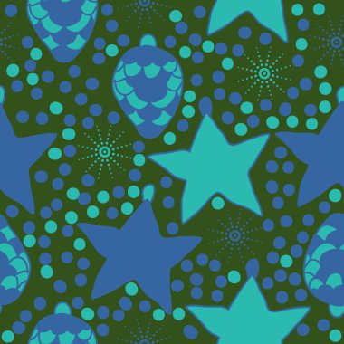 arka plan için sorunsuz Noel deseni, vektör illüstrasyon