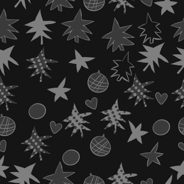 arka plan için sorunsuz Noel deseni, vektör illüstrasyon