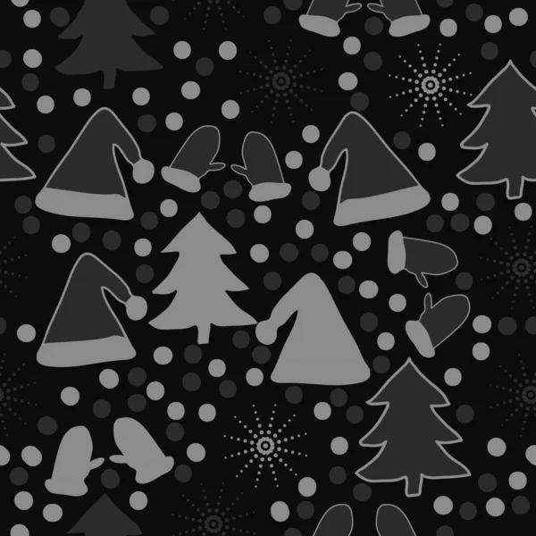 Motif Noël Sans Couture Pour Fond Illustration Vectorielle — Image vectorielle