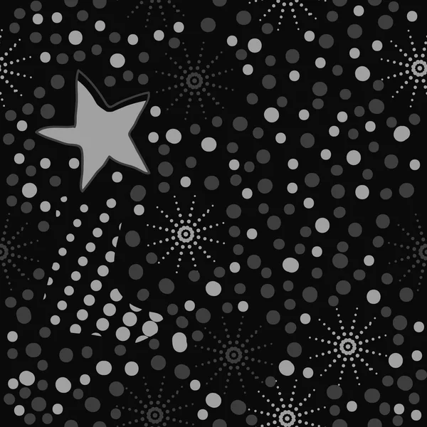 Celebración Estrellas Patrón Sin Costuras Vector Ilustración — Vector de stock