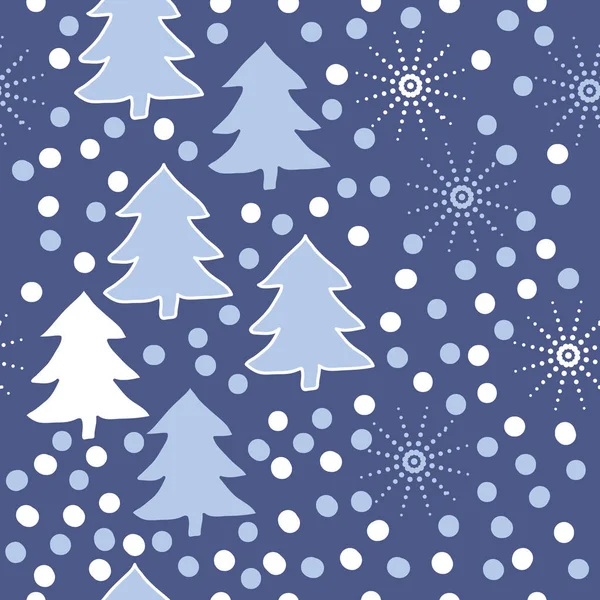 Motif Noël Sans Couture Pour Fond Illustration Vectorielle — Image vectorielle