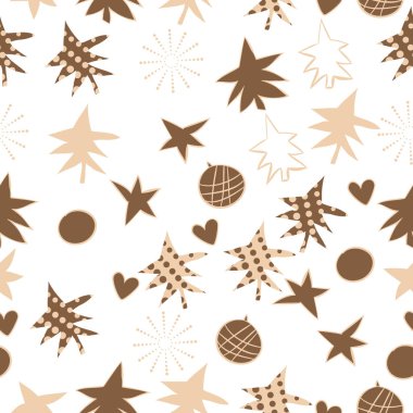 arka plan için sorunsuz Noel deseni, vektör illüstrasyon