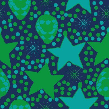 arka plan için sorunsuz Noel deseni, vektör illüstrasyon