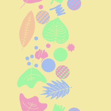 Arka planda kesintisiz ağaç yaprağı kümesi