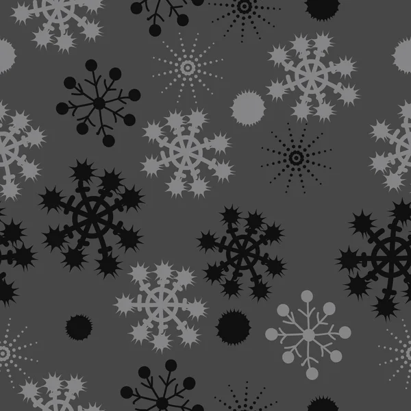 Patrón Inconsútil Nevadas Simples Abstractas — Vector de stock