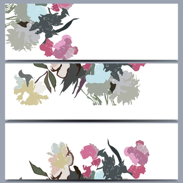 花卉图案的无缝图案 矢量插图 — 图库矢量图片