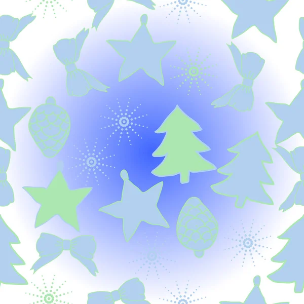 Motif Noël Sans Couture Pour Fond Illustration Vectorielle — Image vectorielle