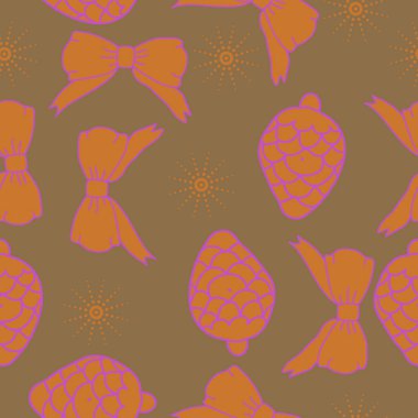 arka plan için sorunsuz Noel deseni, vektör illüstrasyon