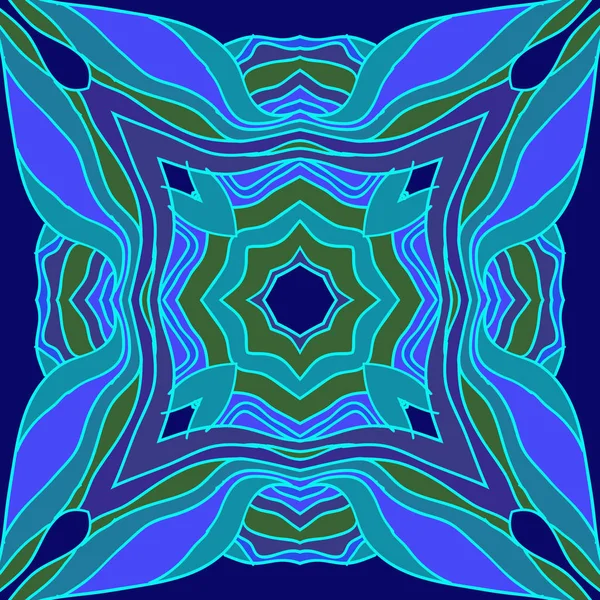 Pyöreä Saumaton Kuvio Värillinen Raidallinen Motiivi — vektorikuva