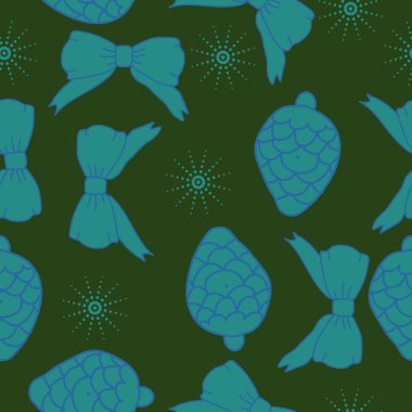 arka plan için sorunsuz Noel deseni, vektör illüstrasyon