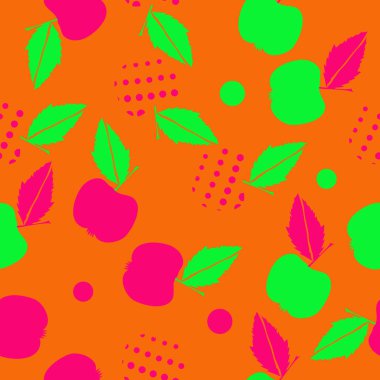 Elma ve yaprakları ile Seamless Modeli