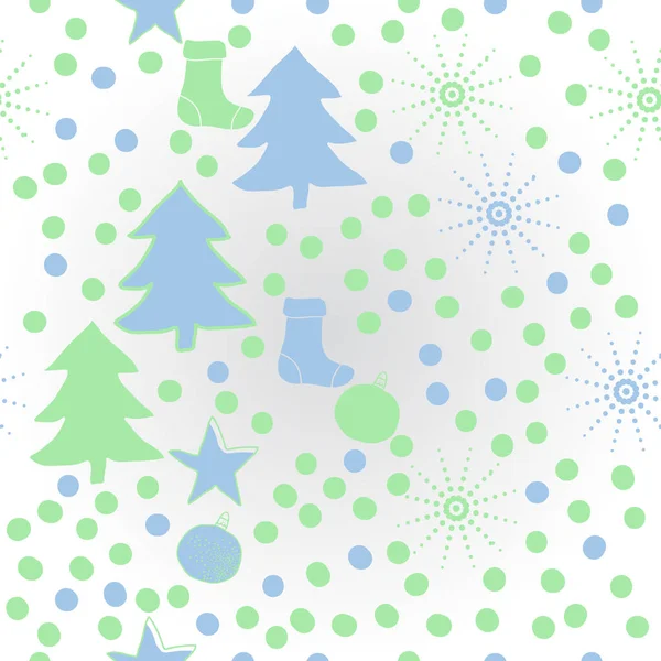 Motif Noël Sans Couture Pour Fond Illustration Vectorielle — Image vectorielle