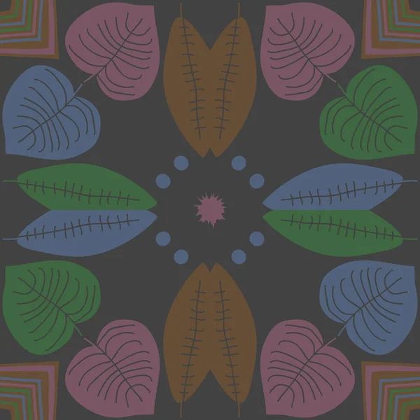 Arka planda kesintisiz ağaç yaprağı kümesi