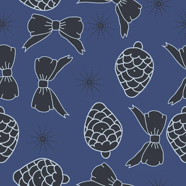 arka plan için sorunsuz Noel deseni, vektör illüstrasyon