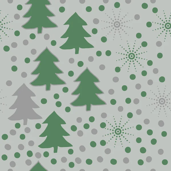 Naadloze Kerst Patroon Voor Achtergrond Vector Illustratie — Stockvector