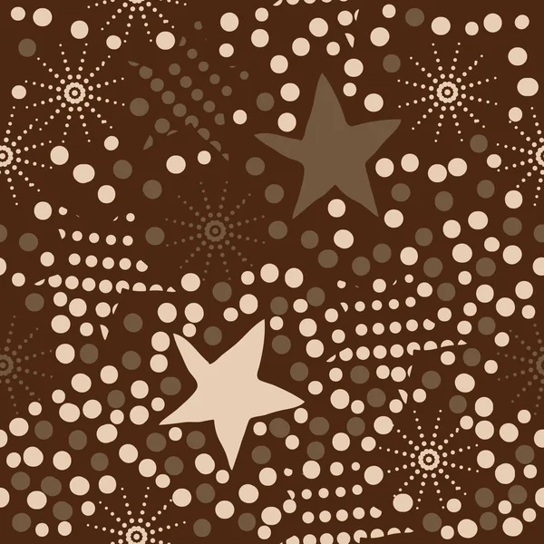 Célébrations Étoiles Motif Sans Couture Illustration Vectorielle — Image vectorielle